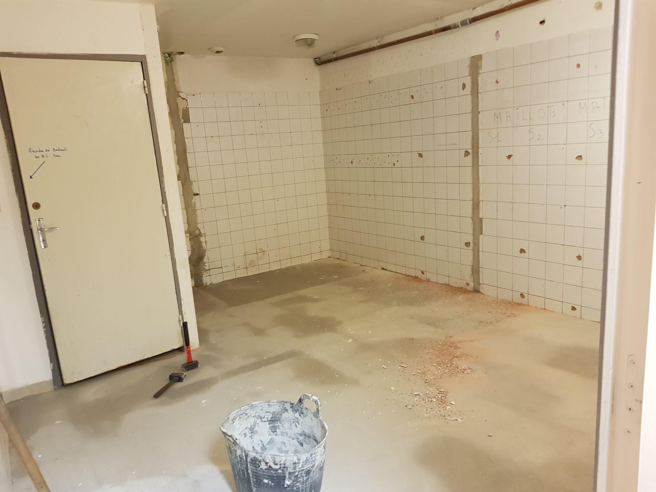 Rénovation des locaux du club