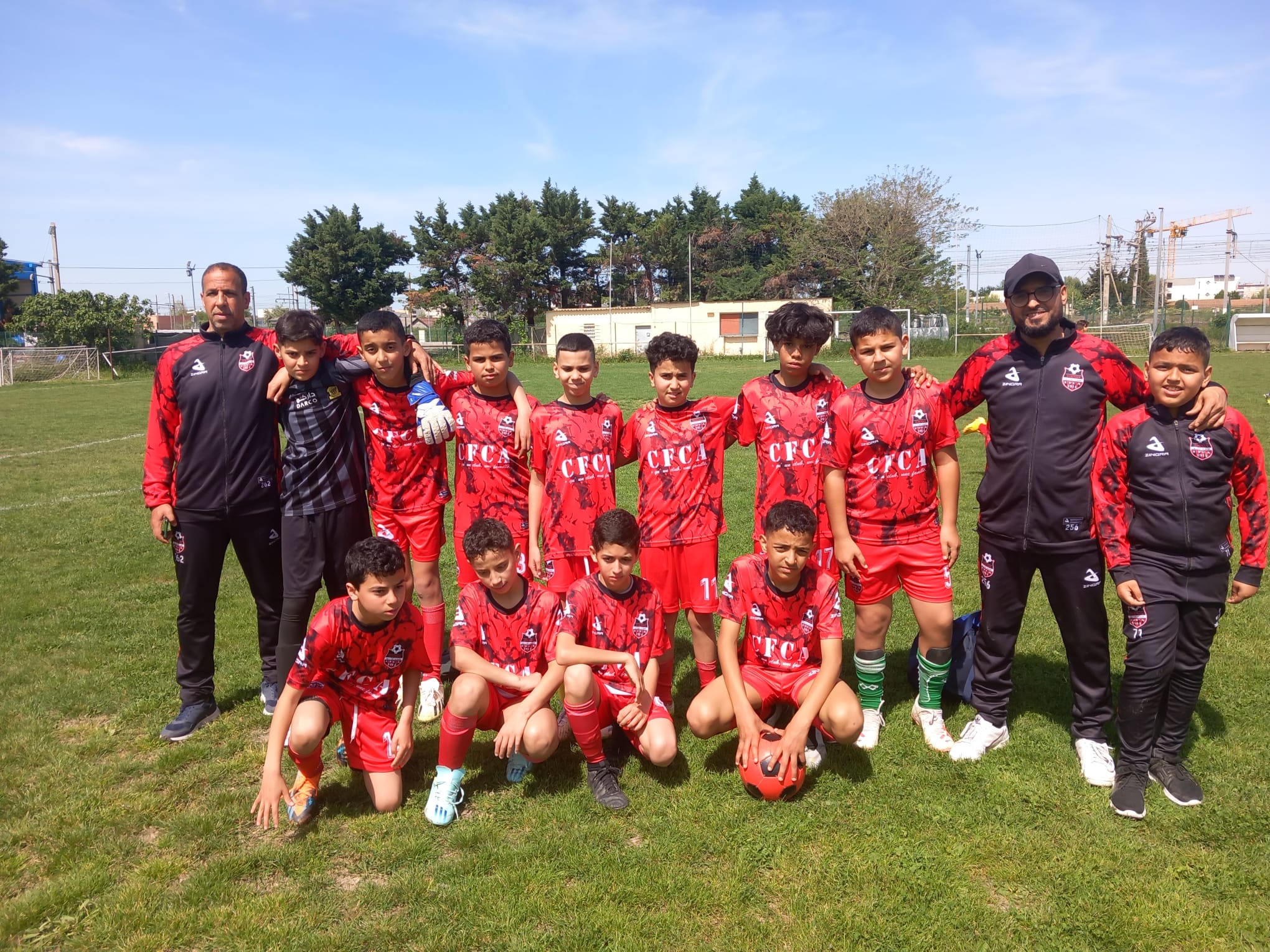 Jeunes du CFCA en avril 2024