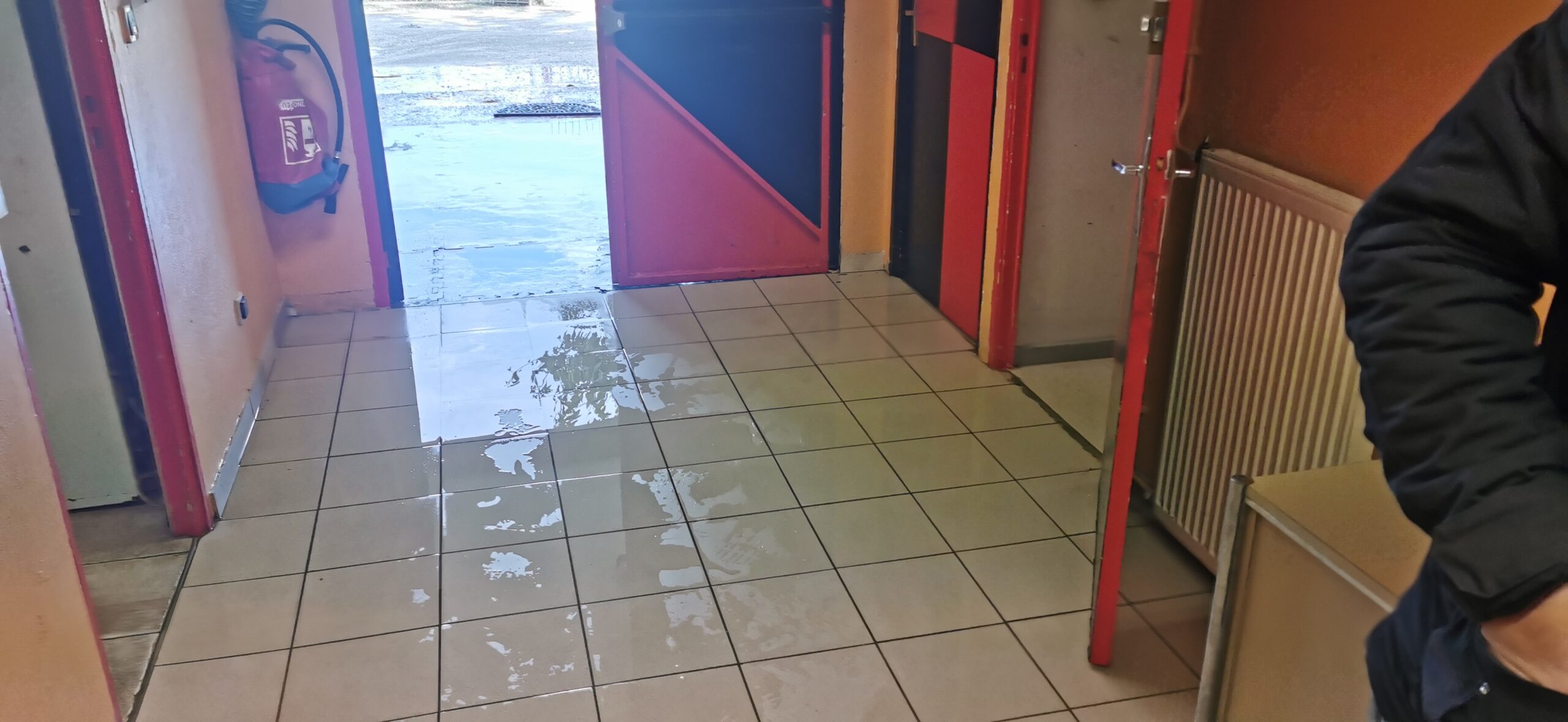 Préparation des travaux dans les locaux
