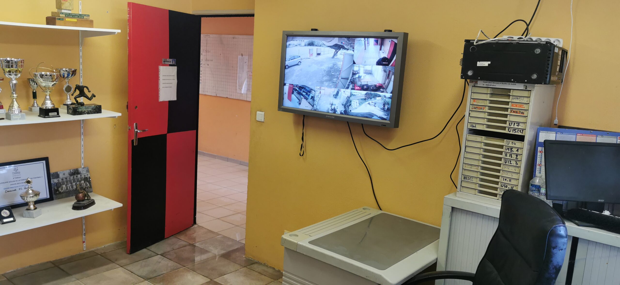 Transformation des locaux du club