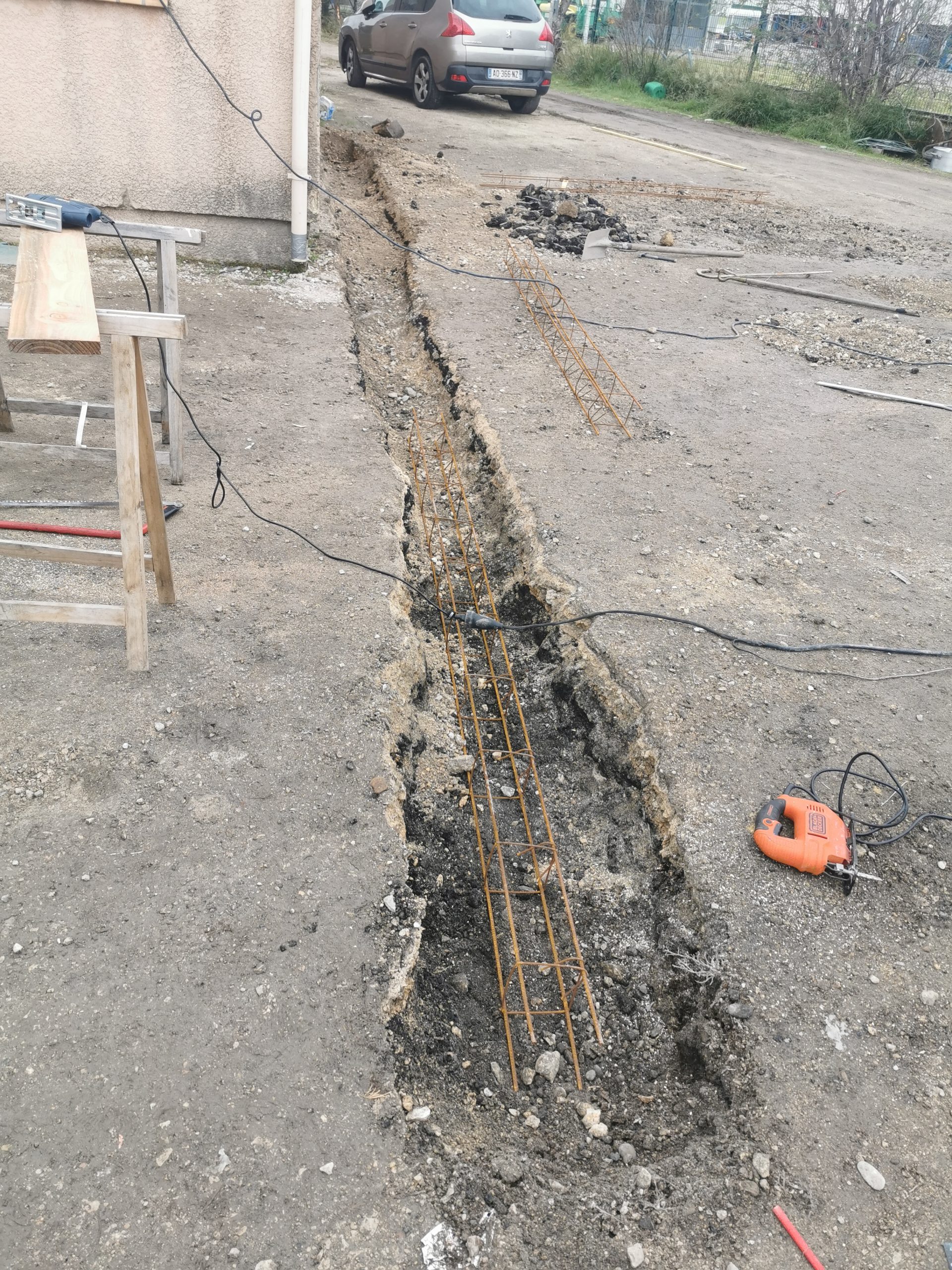 Matériaux du chantier