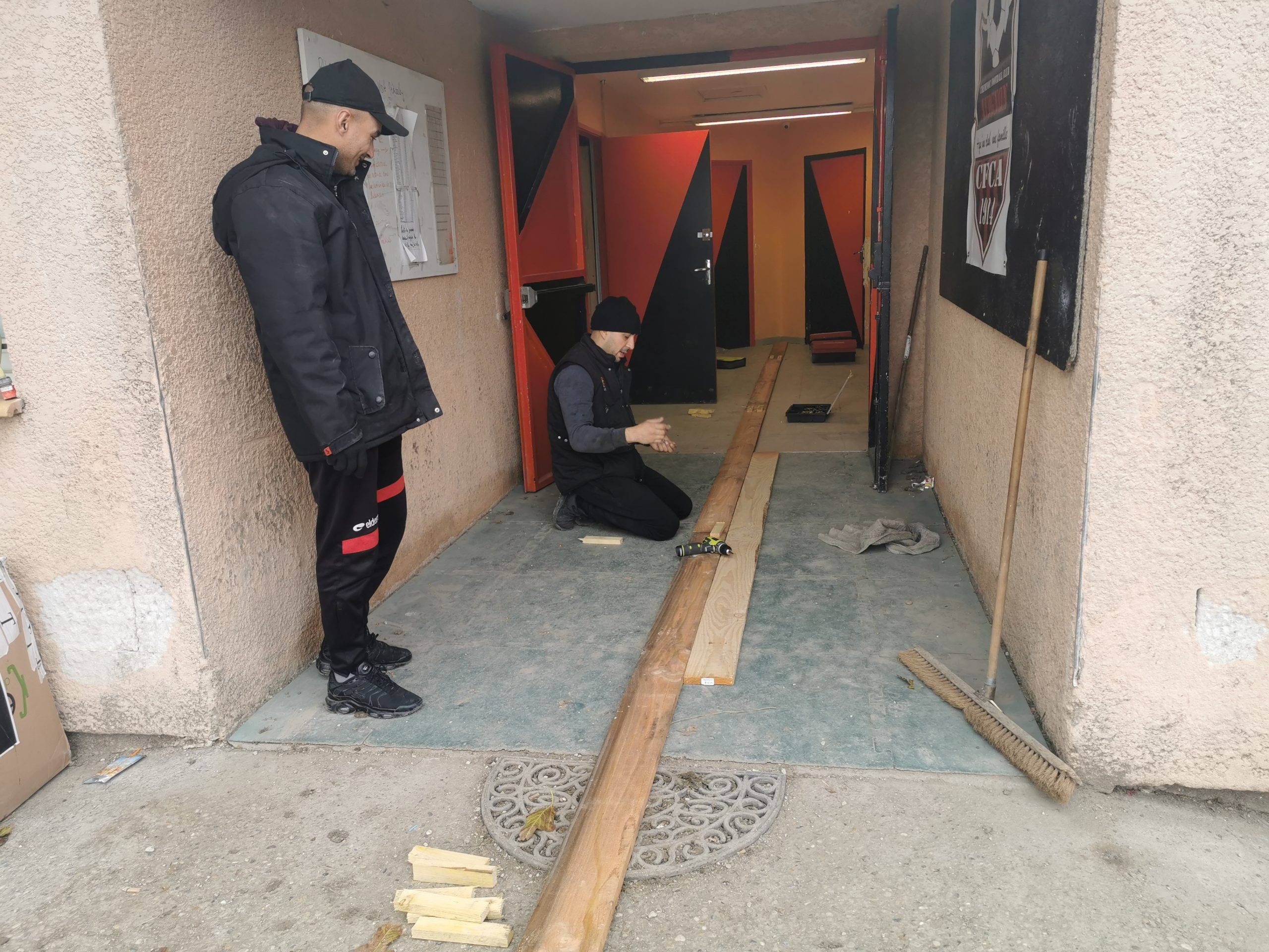 Préparation du chantier