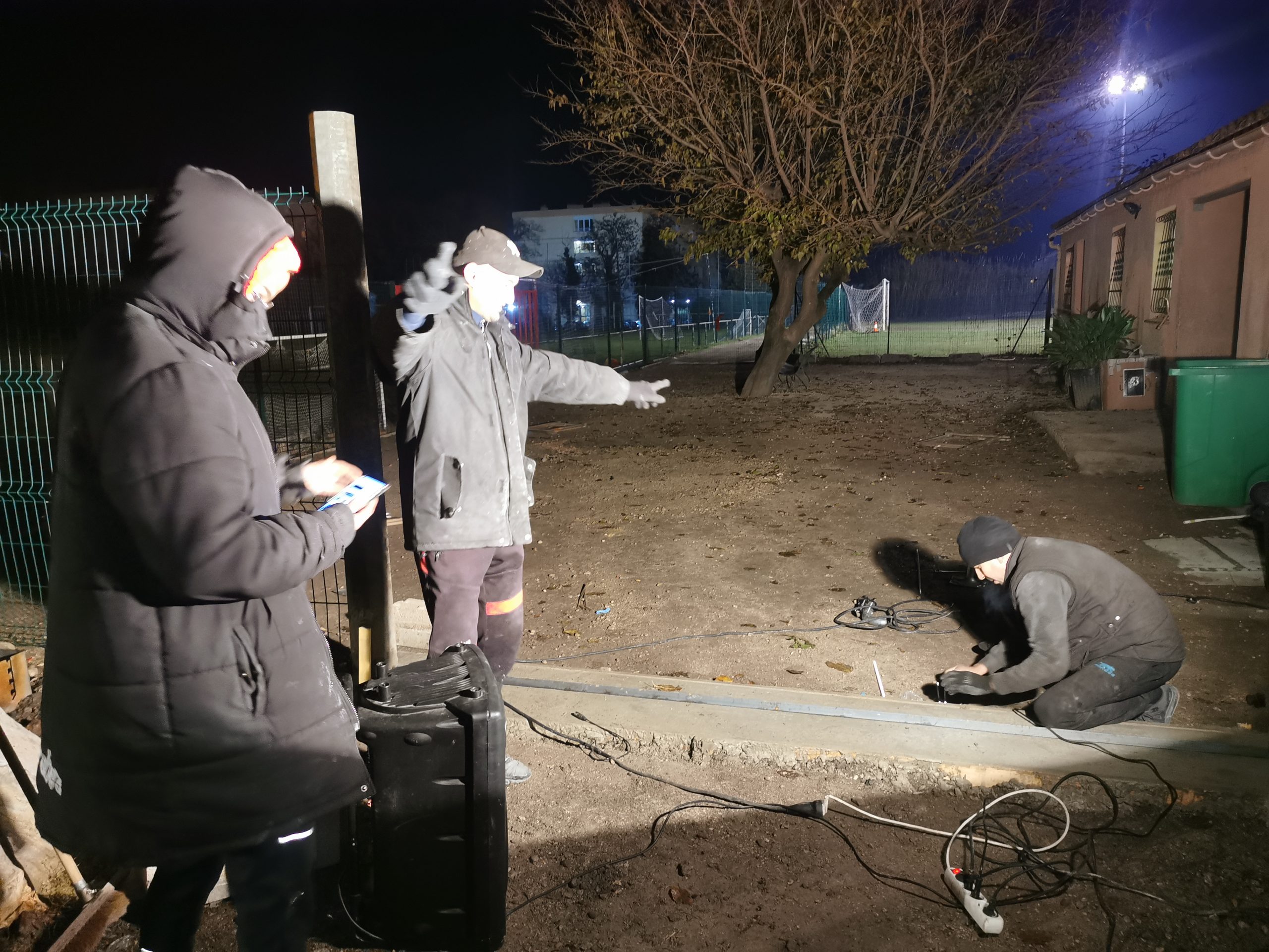 Chantier bénévole en soirée